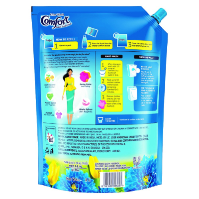 Comfort After Wash Morning Fresh Fabric Conditioner Pouch - 2 Ltr
